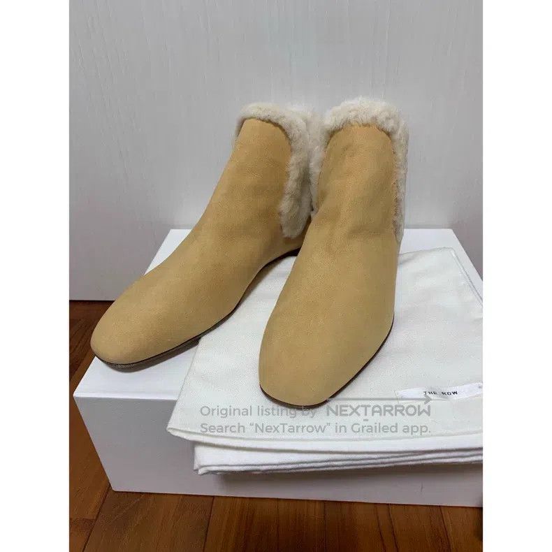 The Row The Row Fur cuffed booties Size US 9 / IT 39 - 1 Thumbnail