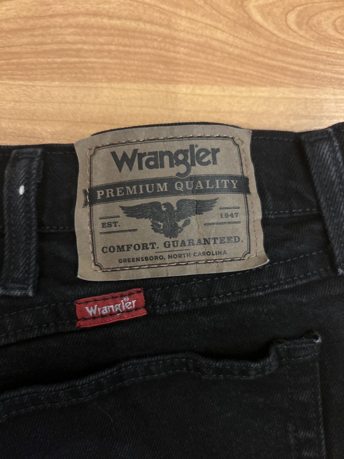 Vintage × Wrangler Black wrangler denim Size US 30 / EU 46 - 3 Thumbnail