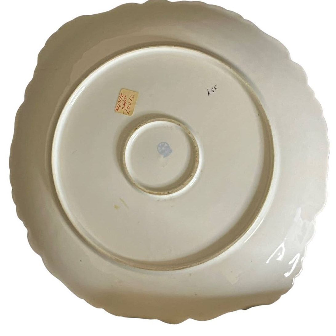 Vintage Carlsbad Austria Large Round Porcelain Hand painted platter Size ONE SIZE - 2 Thumbnail