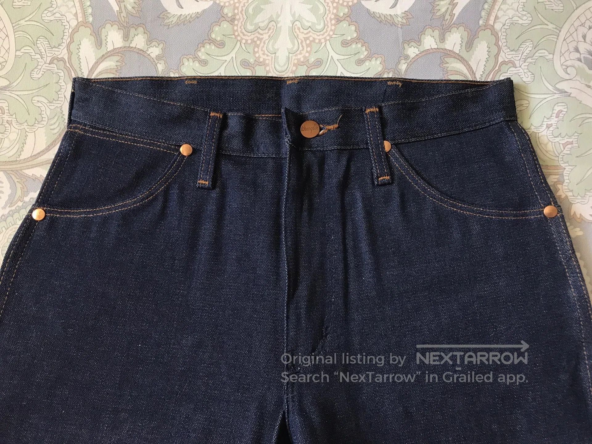 Wrangler 80s Wrangler 83610 Raw Denim Jeans. Size US 30 / EU 46 - 4 Thumbnail