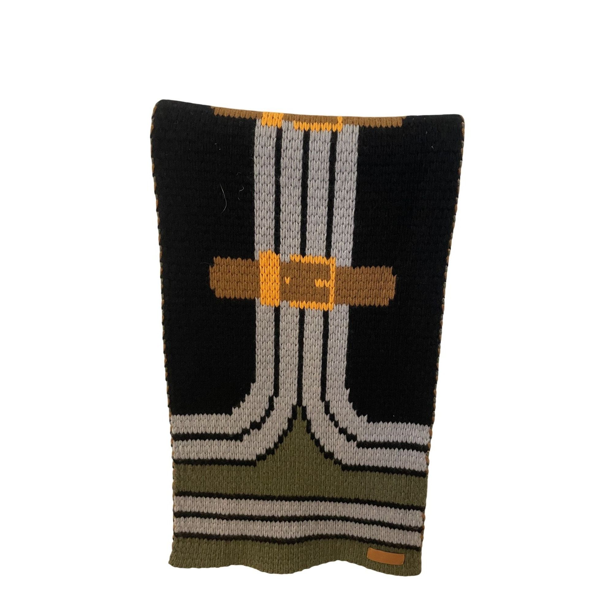 Hermes Hermès-Paris 100% Cashmere Multicolor Knit Tube Scarf Made I Size ONE SIZE - 1 Thumbnail