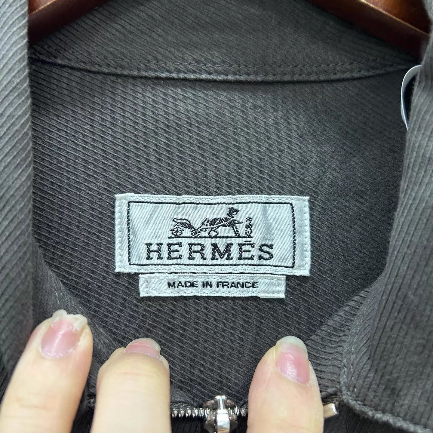 Hermes Hermes 99 New Zip-Up Jacket 39 Size US XXS / EU 40 - 3 Thumbnail