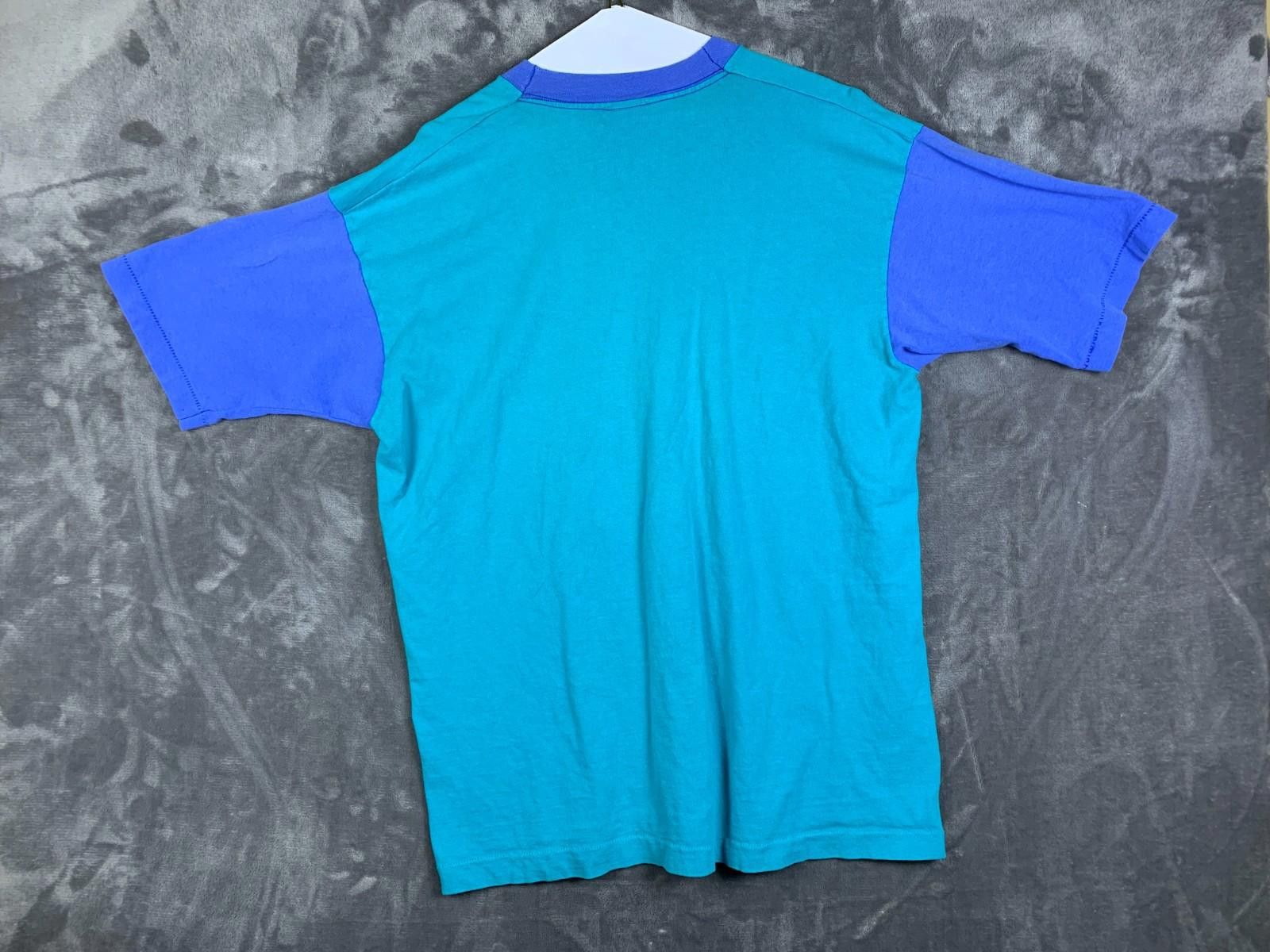 Designer Munsingwear 90s, 2 Tone T Shirt M Single Stitch Selvedge 265 Size US M / EU 48-50 / 2 - 2 Thumbnail