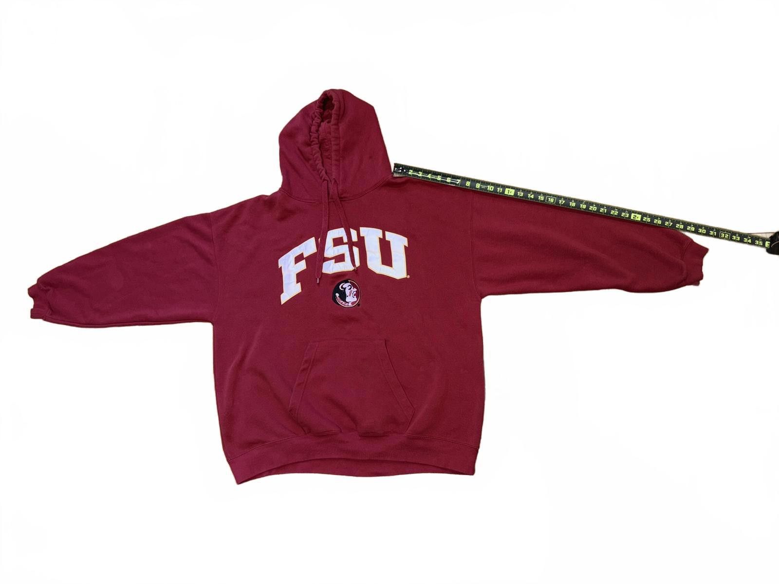 Unknown London Vintage FSU Maroon Hoodie Sweatshirt Size US XXL / EU 58 / 5 - 5 Thumbnail
