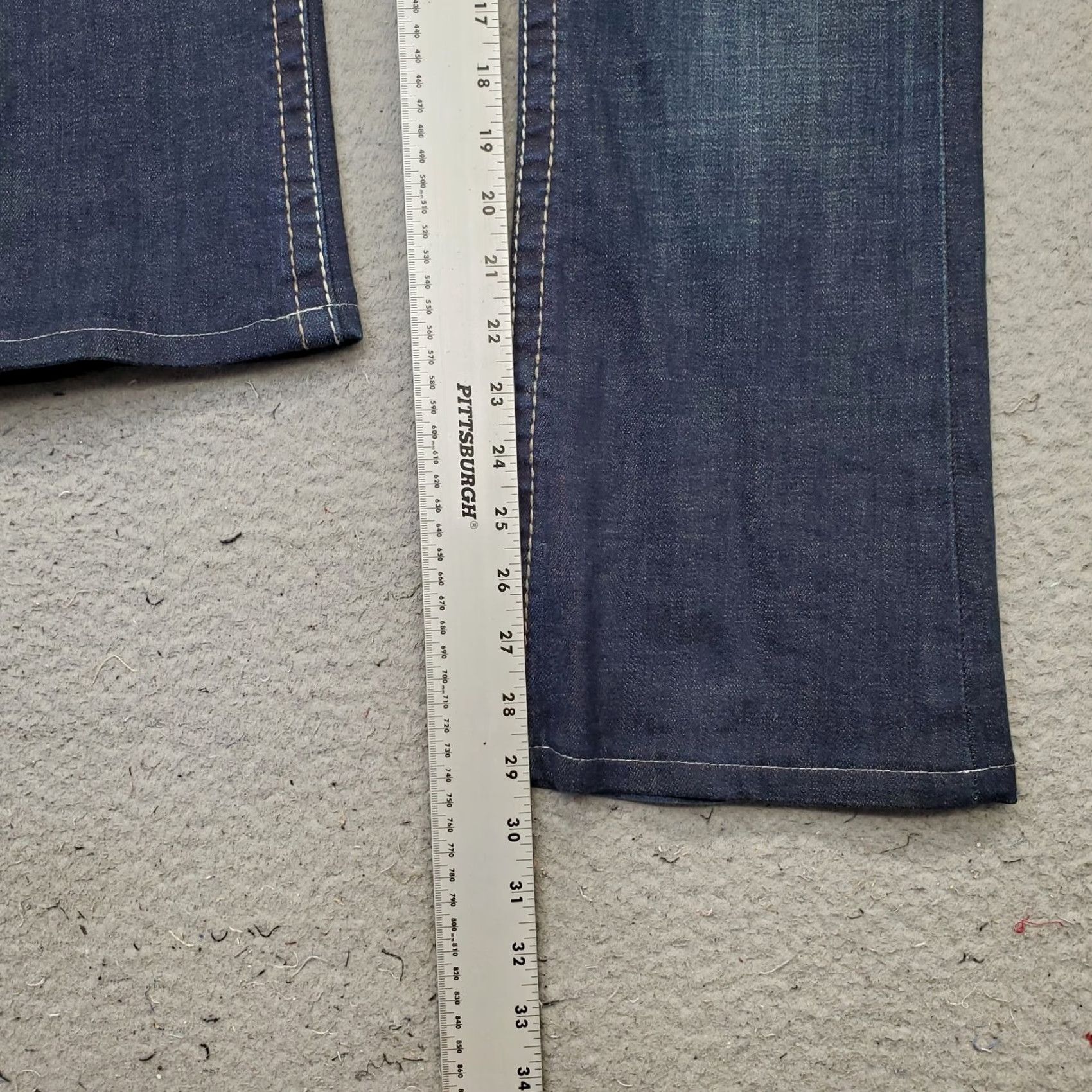 Vintage Nike KUT from the Kloth Bootcut Jeans Womens 4 Blue Denim High Rise EUC Size 27" / US 4 / IT 40 - 4 Thumbnail