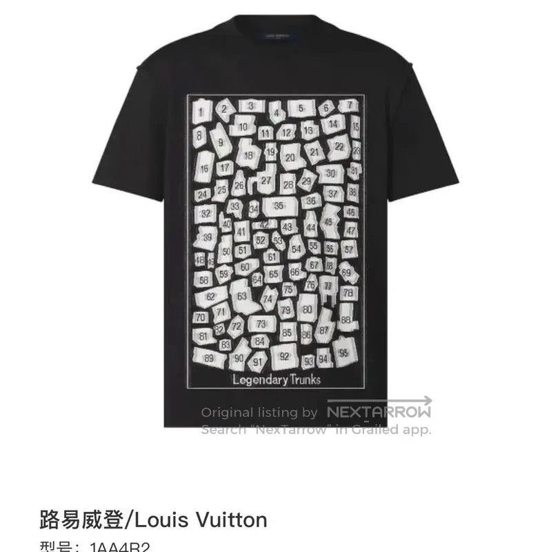 Louis Vuitton Louis Vuitton Black Men's T-Shirt . Size US XS / EU 42 / 0 - 6 Thumbnail