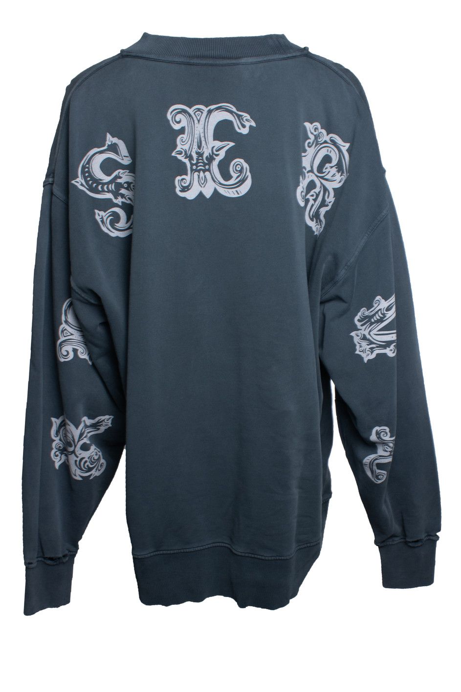 Other Reserve, distressed sweater with print on the sleeves Size L / US 10 / IT 46 - 3 Thumbnail