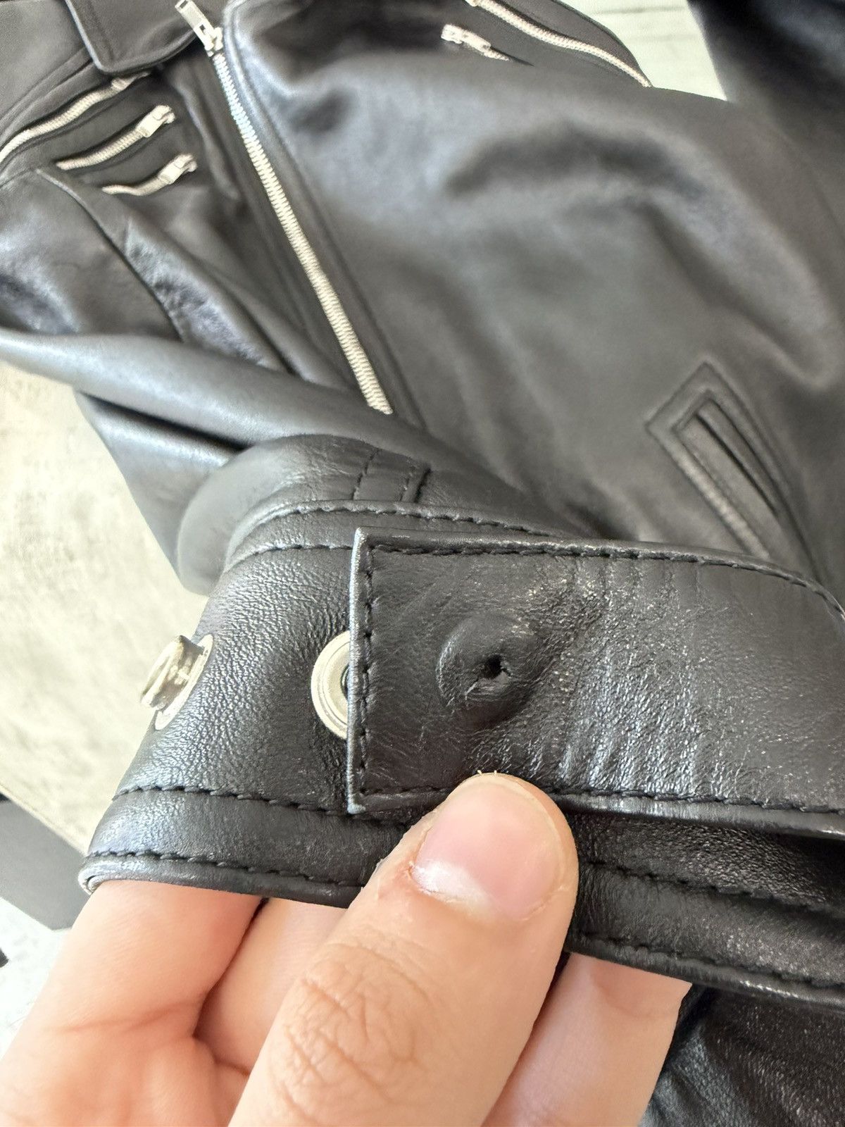 Saint Laurent Paris F/W 2015 SAINT LAURENT MULTI ZIP LEATHER JACKET Size US M / EU 48-50 / 2 - 9 Thumbnail