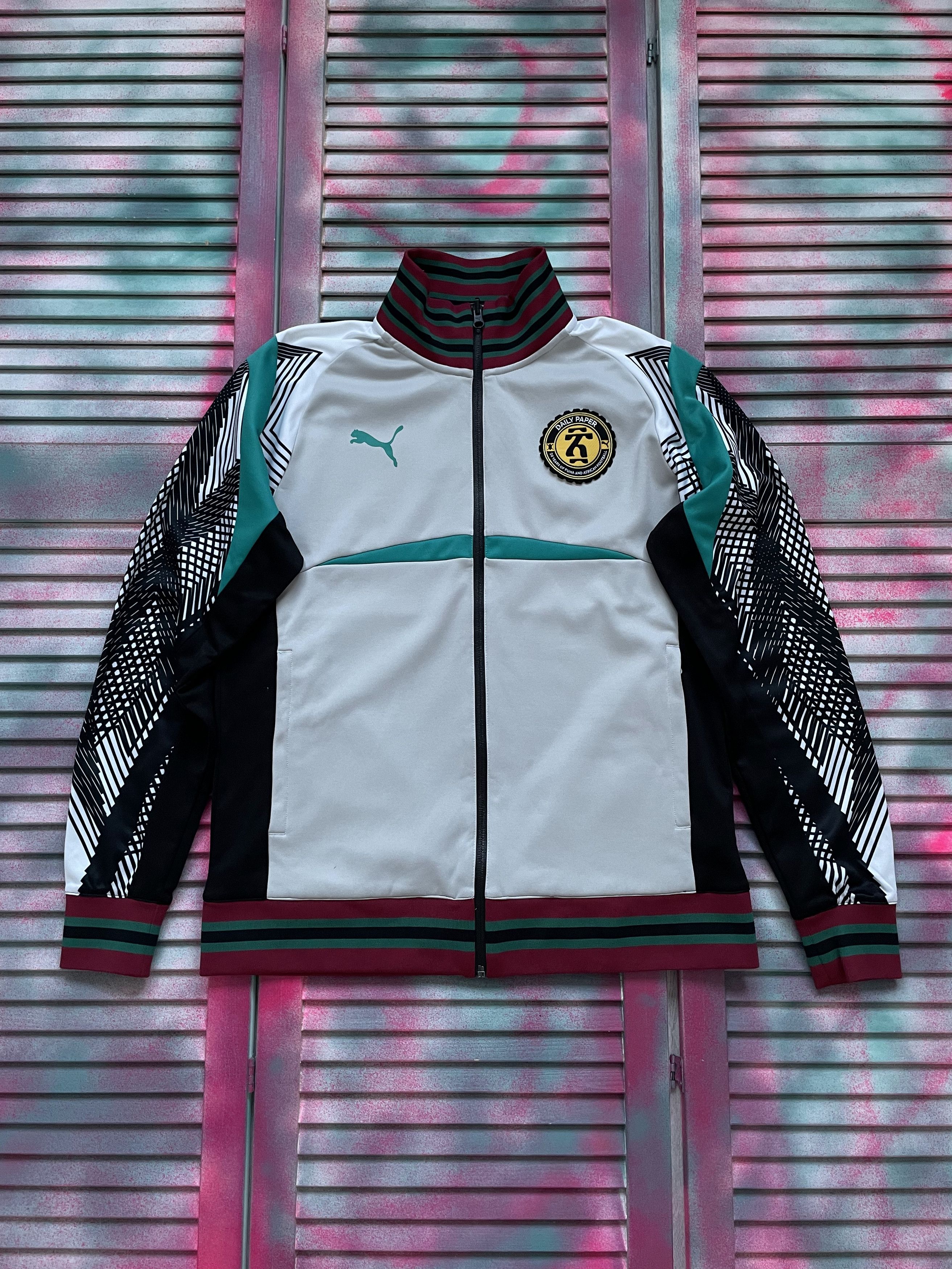 Puma Puma X Daily Paper Track Top Jacket African Football Size US M / EU 48-50 / 2 - 1 Thumbnail