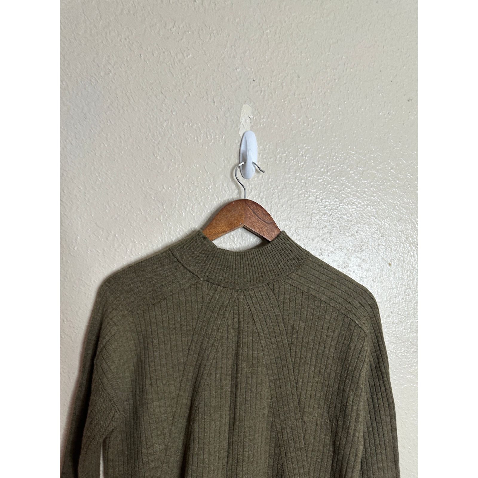 Steven Alan Steven Alan Adagio Sweater in Army Green 100% Merino Wool Size S / US 4 / IT 40 - 5 Thumbnail
