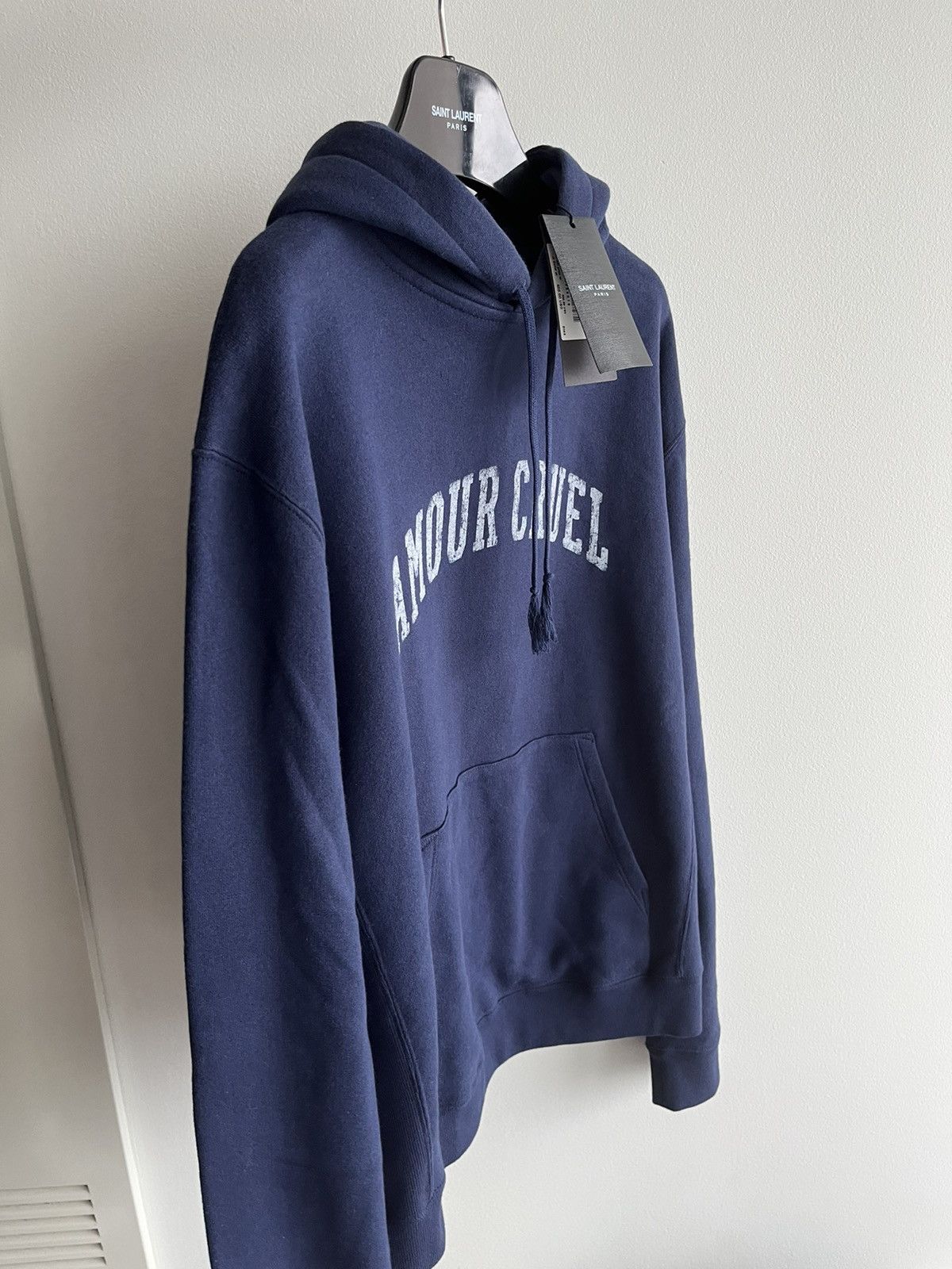 Hedi Slimane $1,095 Value Super Runway Saint Laurent Hoodie Size US M / EU 48-50 / 2 - 11 Thumbnail