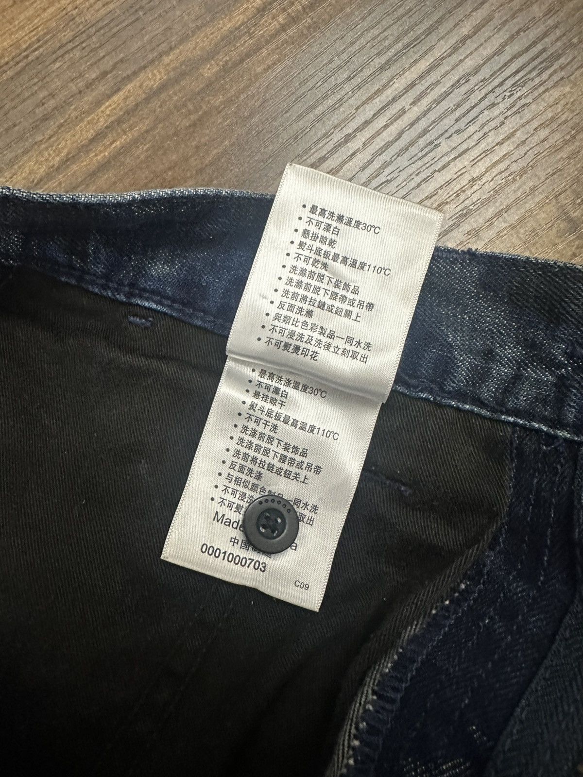 Lee Rare Vintage Lee Blue Camo Denim Size 28 Good Condition Size US 28 / EU 44 - 6 Thumbnail