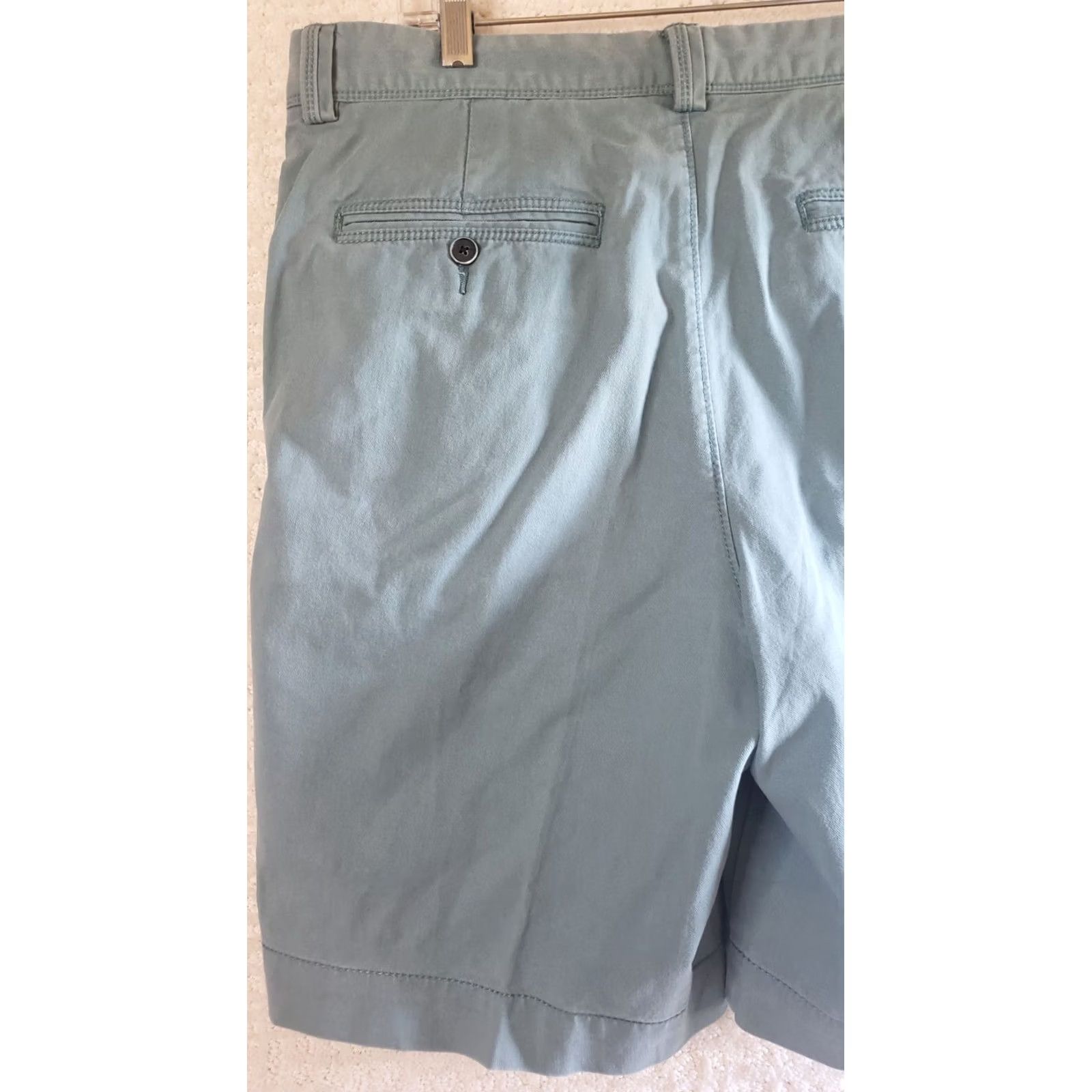 Tommy Bahama Tommy Bahama Men's Chino Shorts Light Blue Green 34 9.5" Inseam Relaxed Cotton Tencel Stretch Casual" Size US 34 / EU 50 - 6 Thumbnail