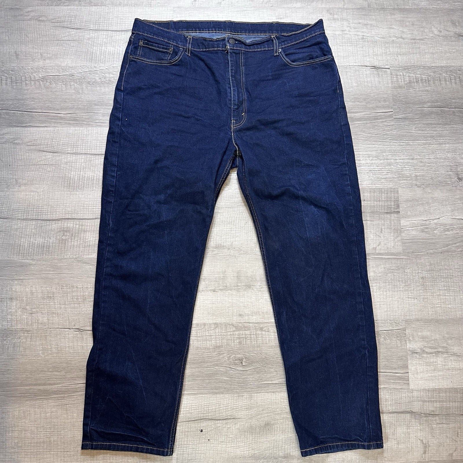Levi's Levis 550 Jeans 42x34 Relaxed Fit Straight Leg Dark Men's Size US 42 / EU 58 - 2 Thumbnail