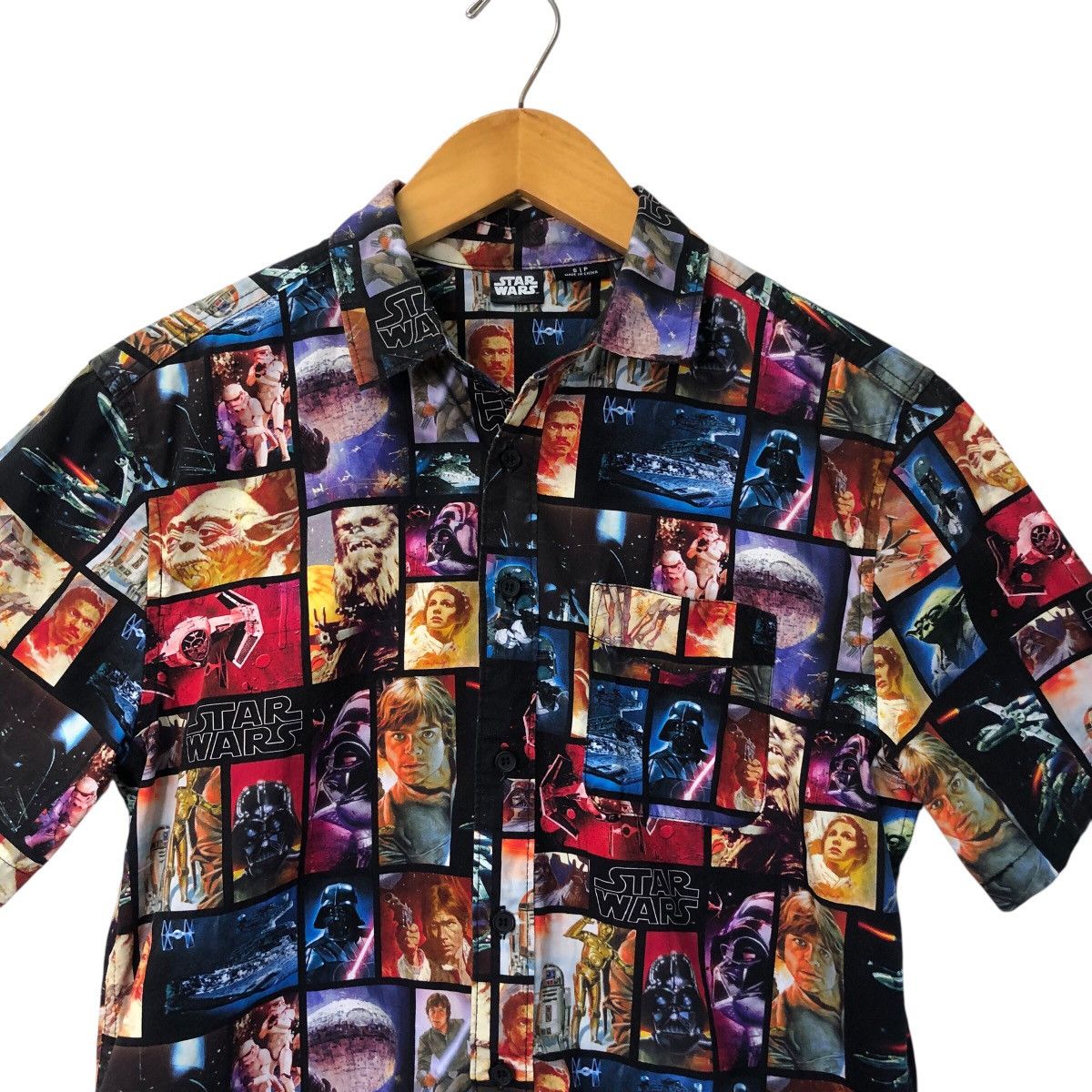 Star Wars Vintage Star Wars Button Ups Fullprint Shirt Size US M / EU 48-50 / 2 - 4 Thumbnail