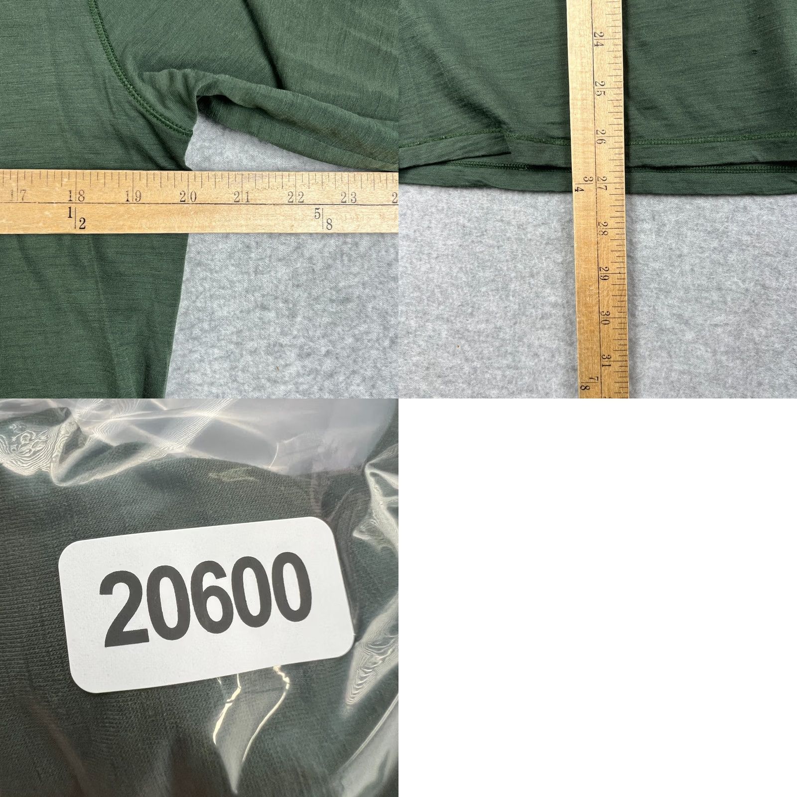 Vintage PROOF 72 Hour Merino Wool Shirt Baselayer Long Sleeve Large Green Huckberry READ Shirt Mens Regular Long Sleeve Green Read Size US L / EU 52-54 / 3 - 8 Thumbnail