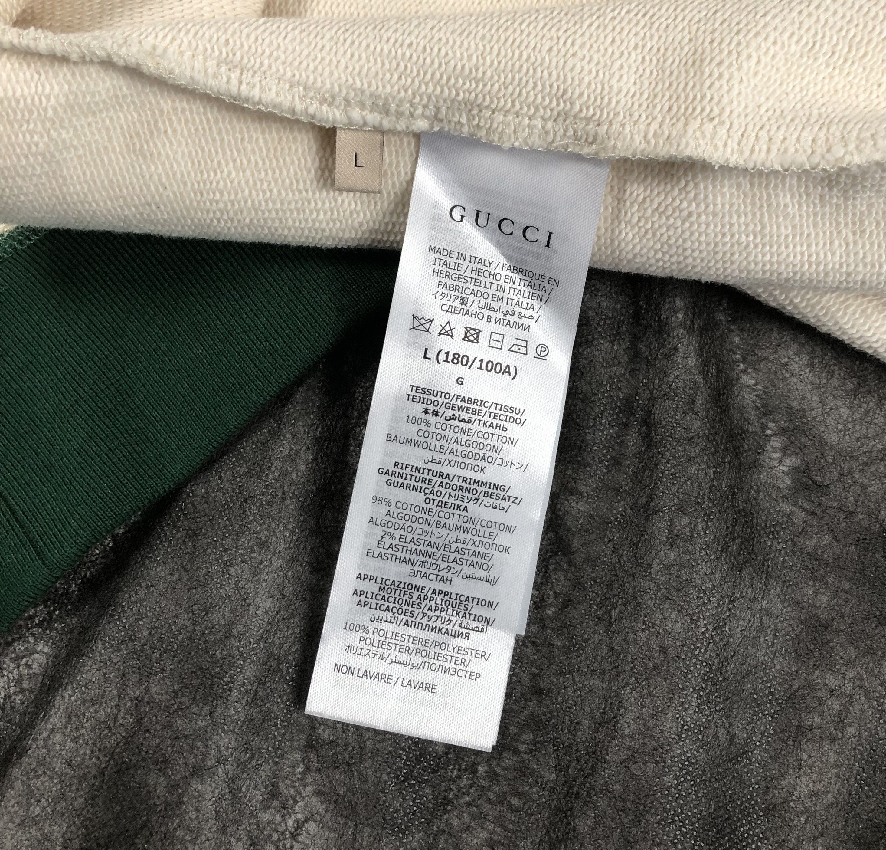 Gucci Gucci Cotton Jersey Cardigan With Web Detail Size US L / EU 52-54 / 3 - 8 Thumbnail