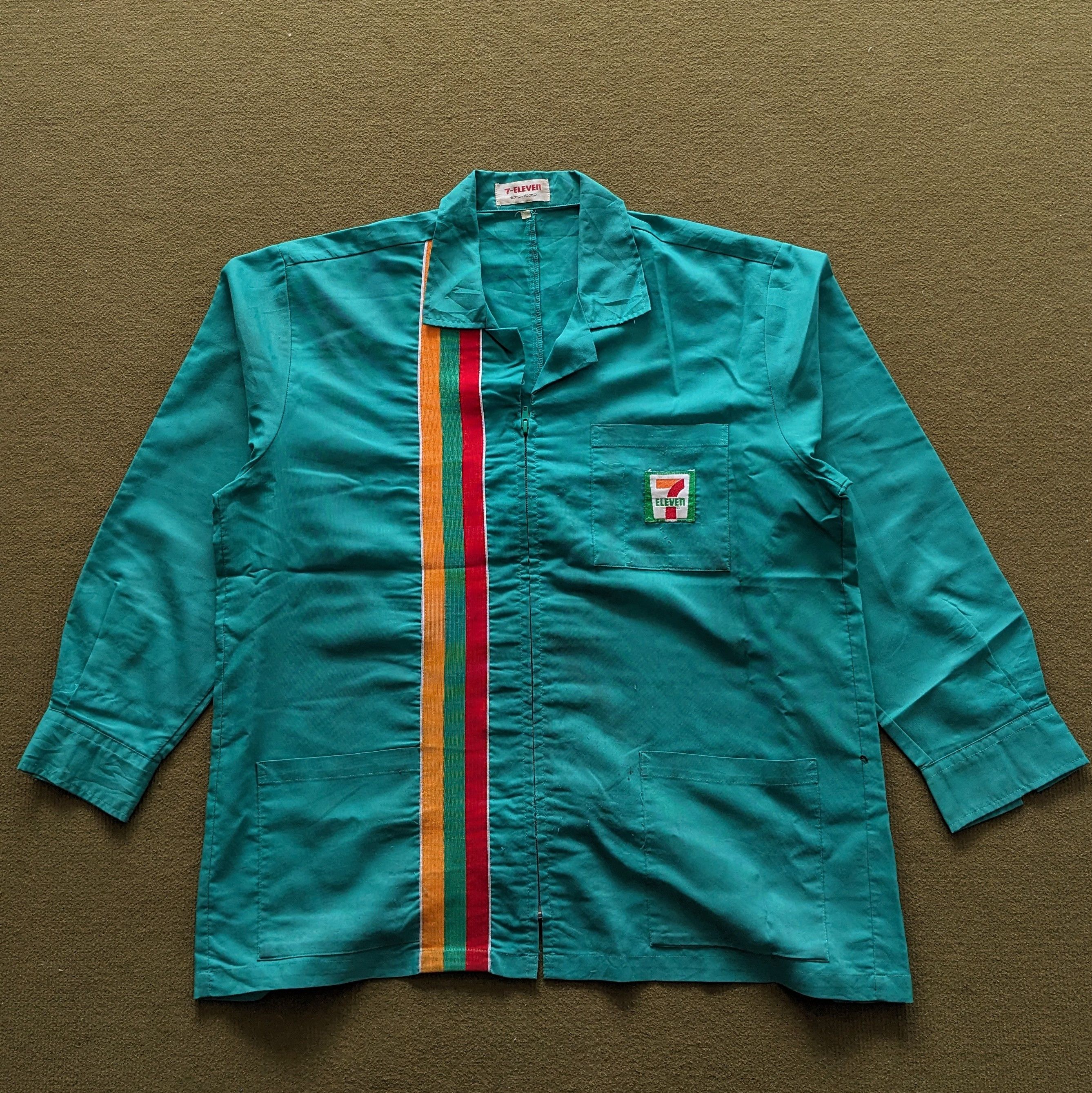 Other Vintage 7 ELEVEN Workers Uniform Jacket Size US L / EU 52-54 / 3 - 1 Thumbnail