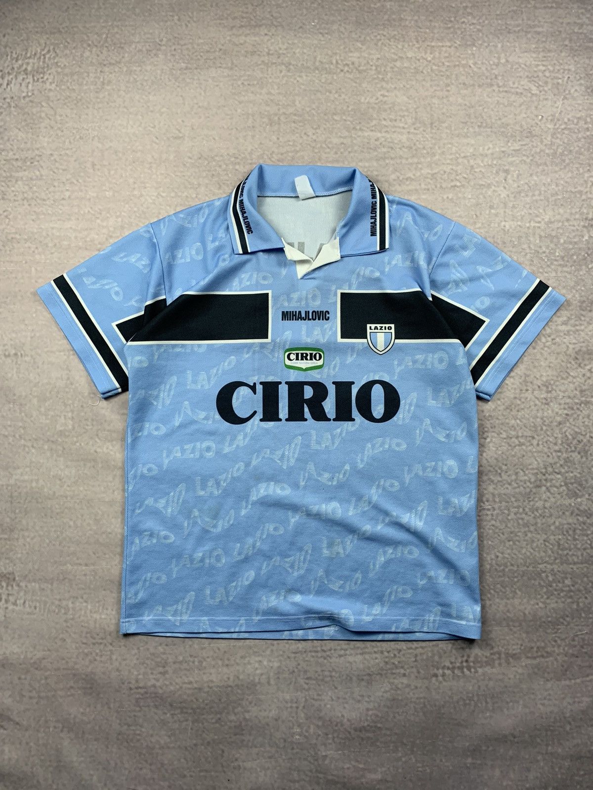 Vintage Rare vintage Cirio Lazio Football Mihajlovic Jersey Size US L / EU 52-54 / 3 - 1 Thumbnail