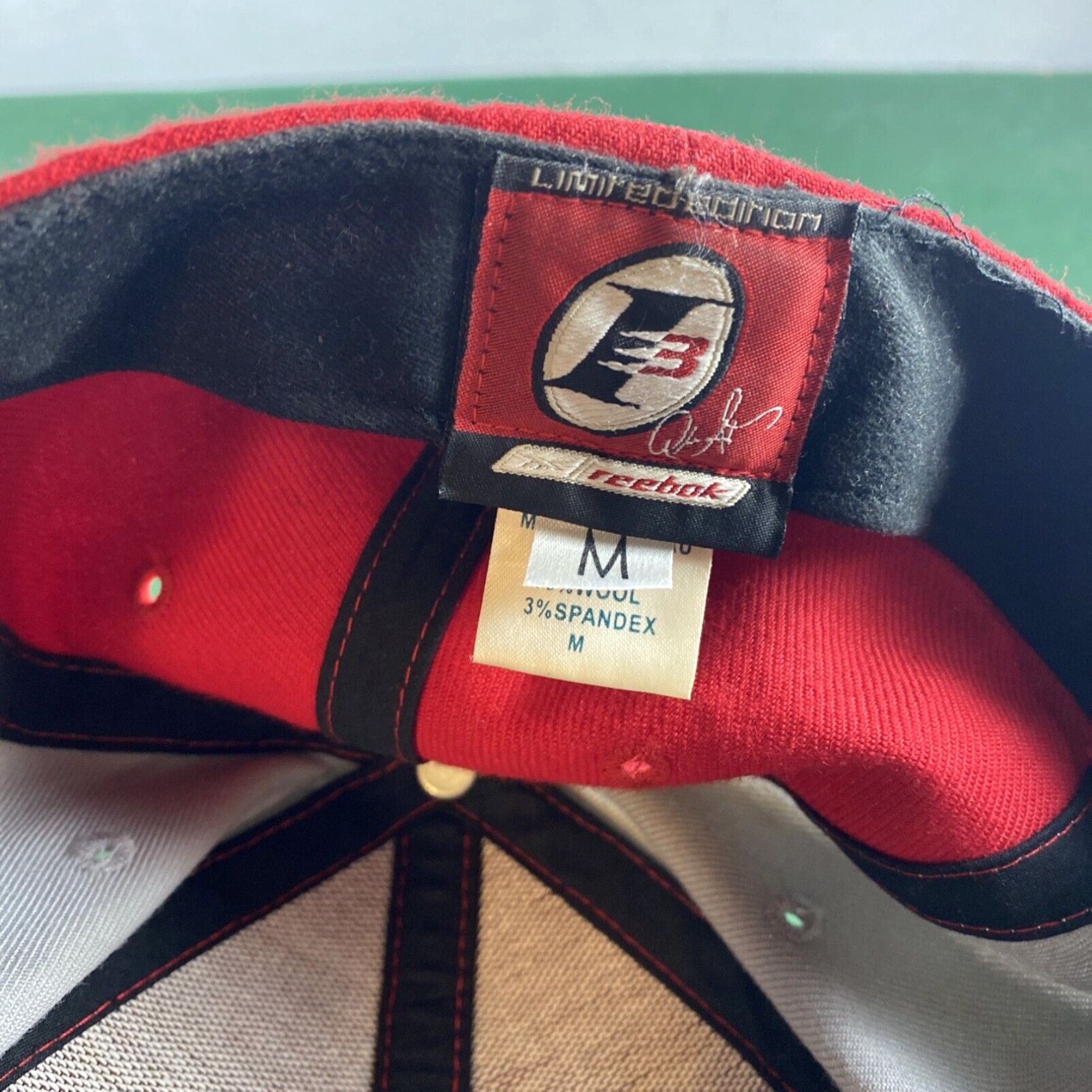 Reebok Vintage Reebok Allen Iverson FlexFit Hat I3 Red Baseball Cap RARE FAST SHIPPING Size ONE SIZE - 8 Thumbnail