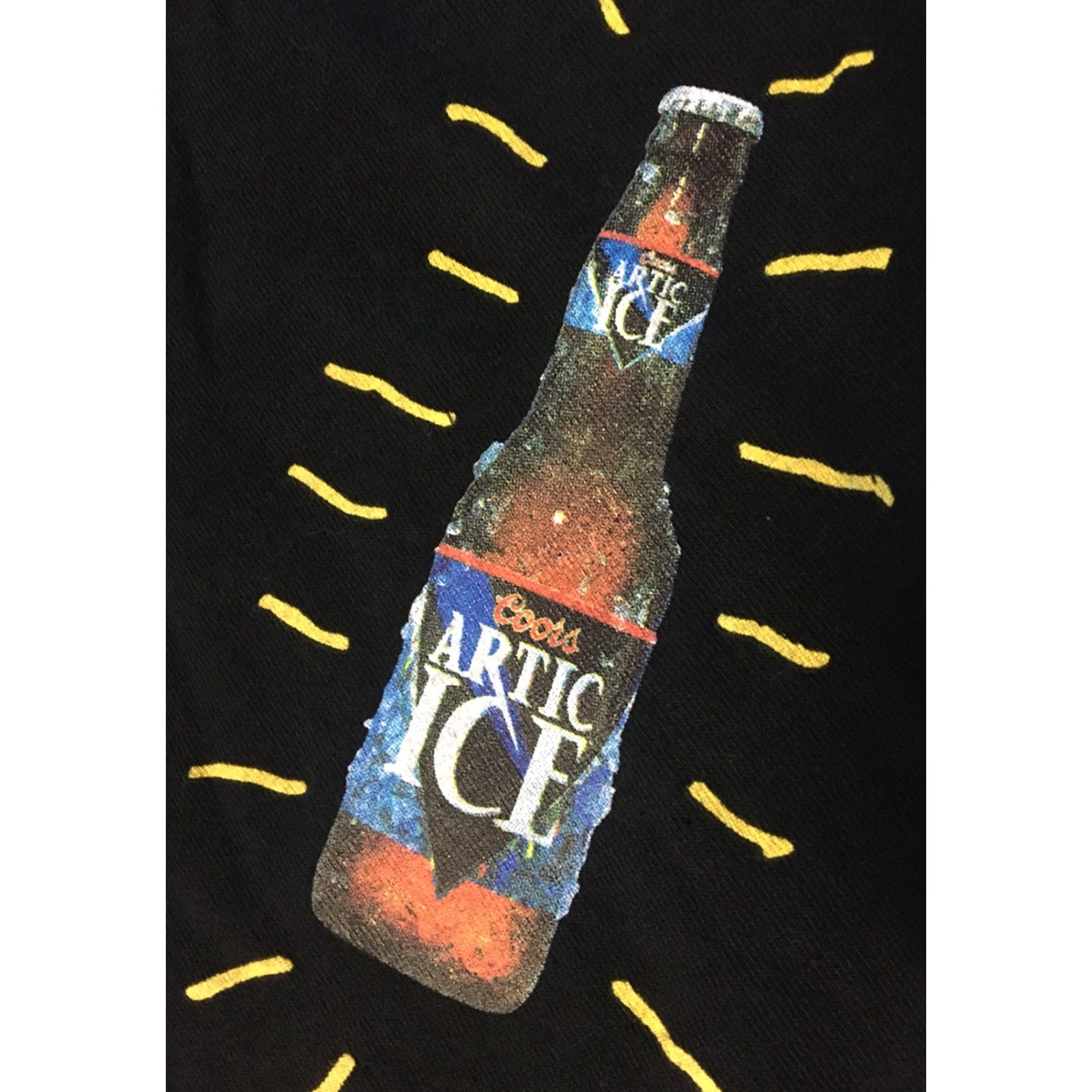 Vintage VINTAGE 90s Coors Light UFO Promo Shirt XL Black Funny Beer Humor Space Bar Biker 80s 90s Graphic Tee Mens XL Shirt Size US XL / EU 56 / 4 - 3 Thumbnail