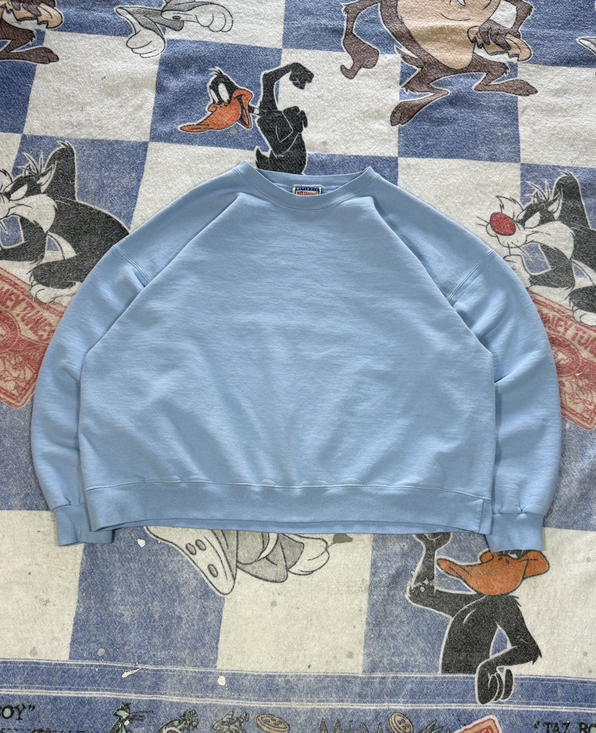 Vintage Vintage blank crewneck sweatshirt Size US XL / EU 56 / 4 - 1 Thumbnail