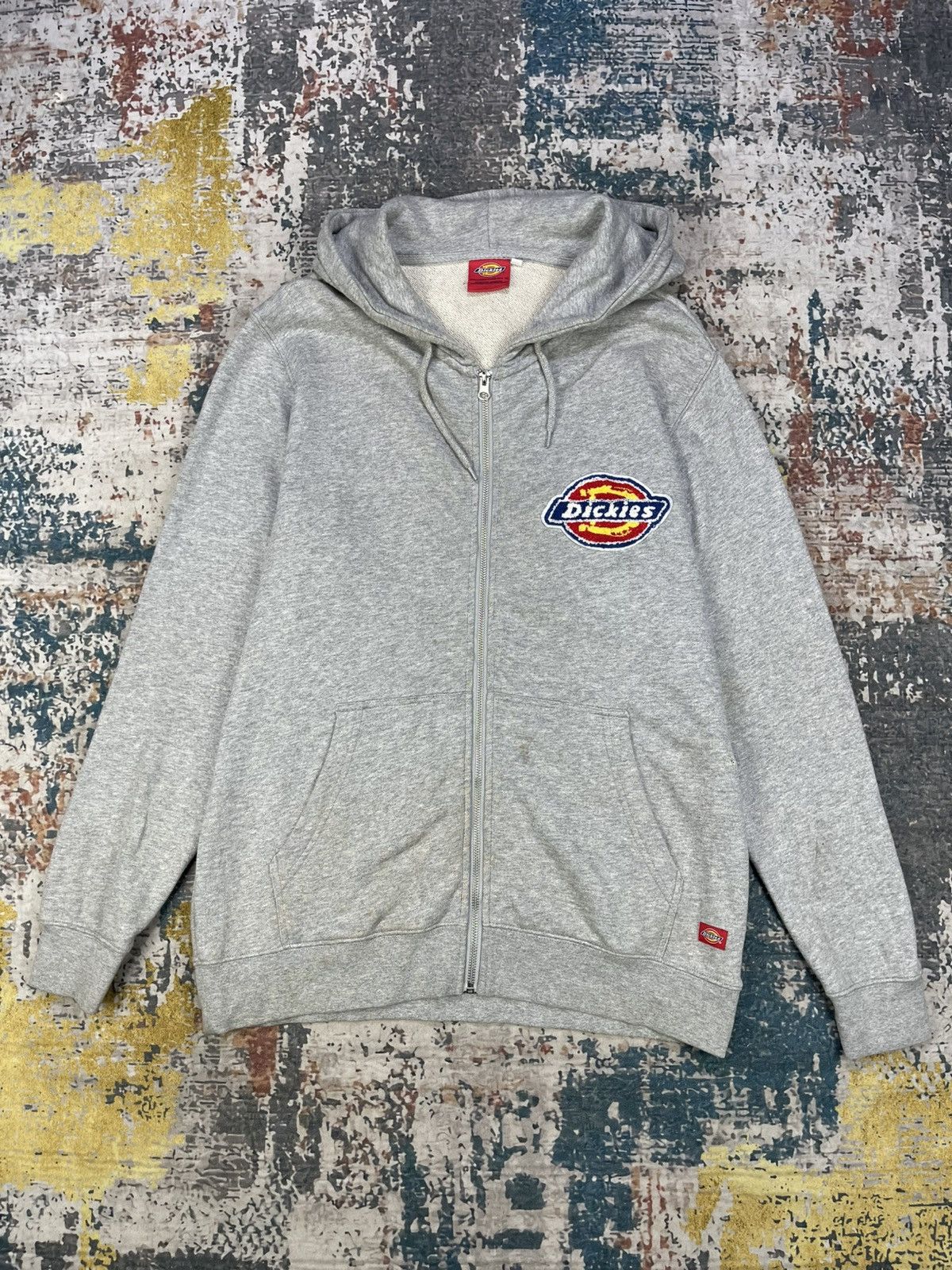 Dickies Vtg Dickies Patch Logo Zipper Hoodie Sweatshirt Size US L / EU 52-54 / 3 - 1 Thumbnail