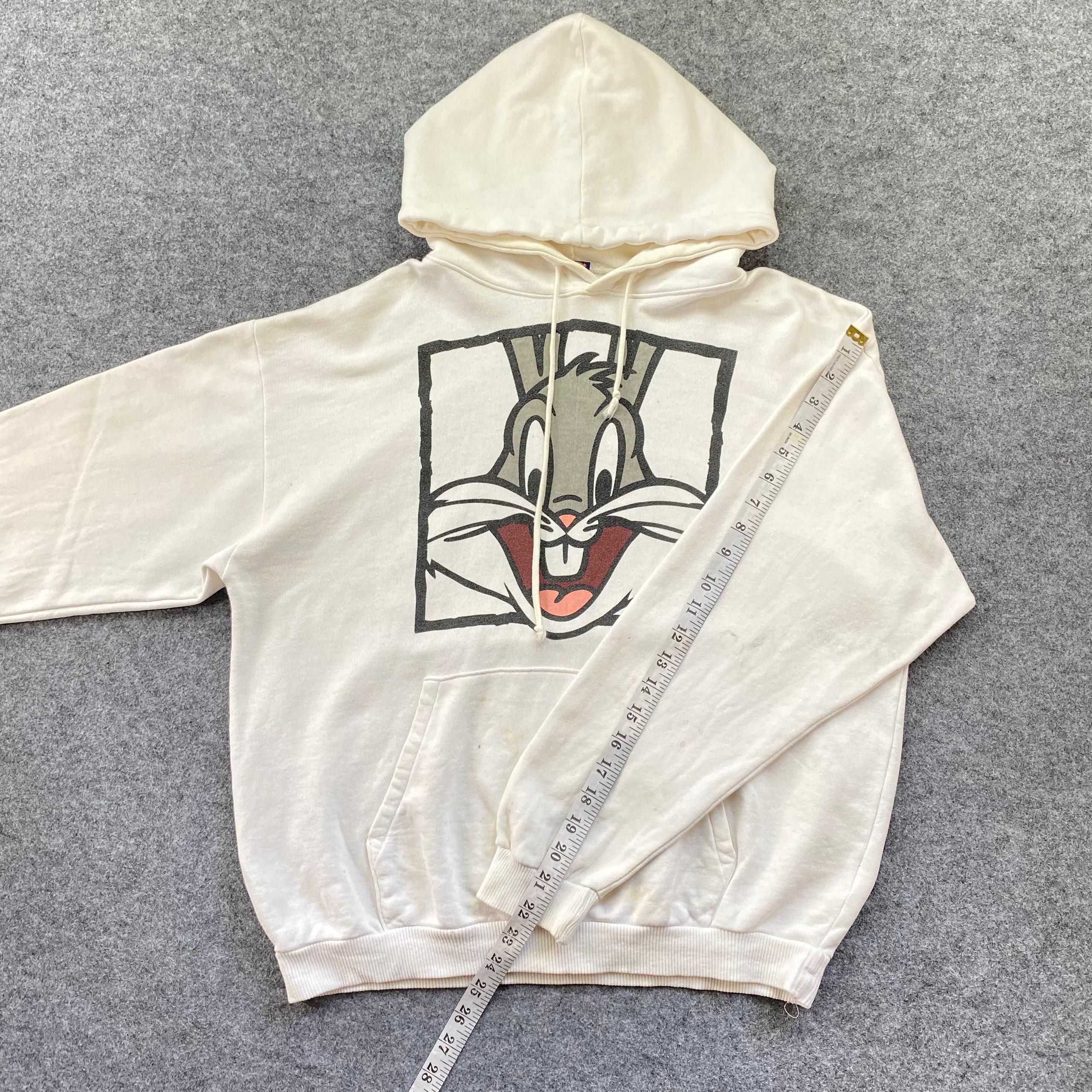 Vintage Vintage 90s Looney Tunes Bud Bunny Hoodies Size US L / EU 52-54 / 3 - 4 Thumbnail