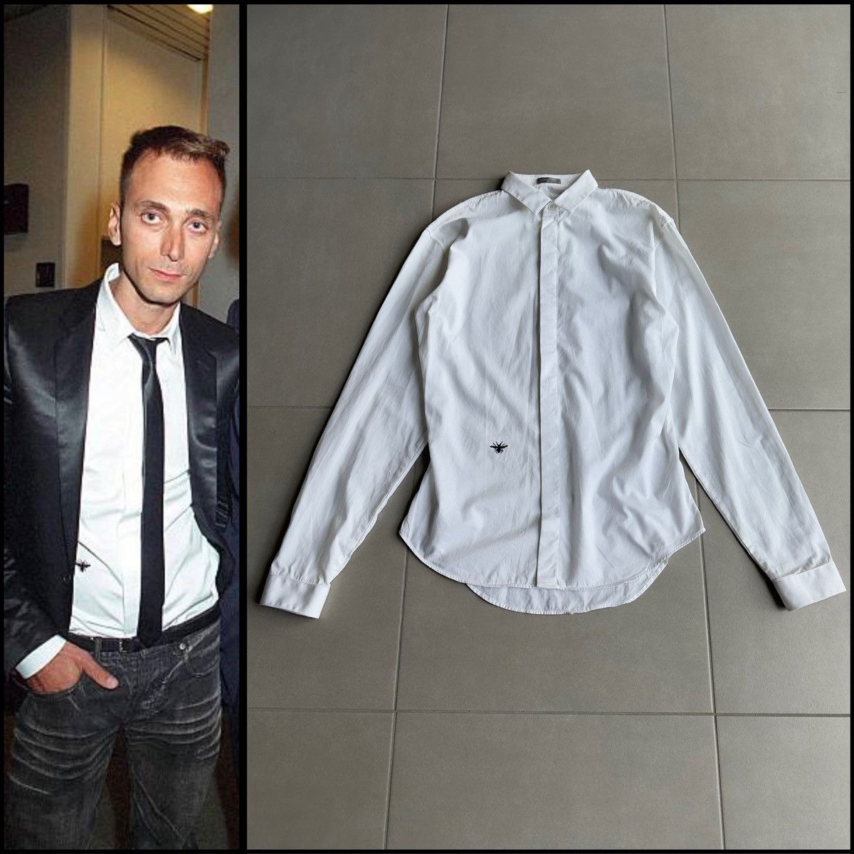 Dior × Hedi Slimane Dior Homme SS05 “BECK/Untitled” Bee motif
