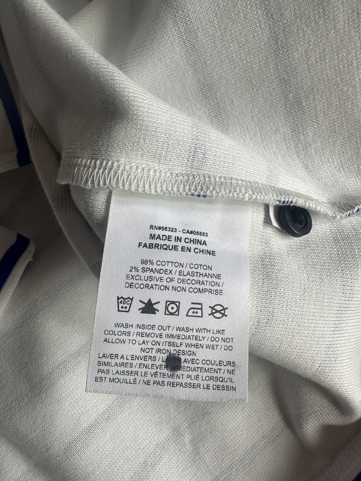 Nike France soccer rugby jersey striped size M/L Logo rare Size US L / EU 52-54 / 3 - 6 Thumbnail