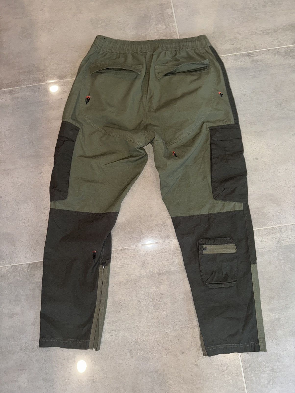 Jordan Brand Jordan x Cactus Jack Cargo pants green rare large Size US 34 / EU 50 - 7 Thumbnail