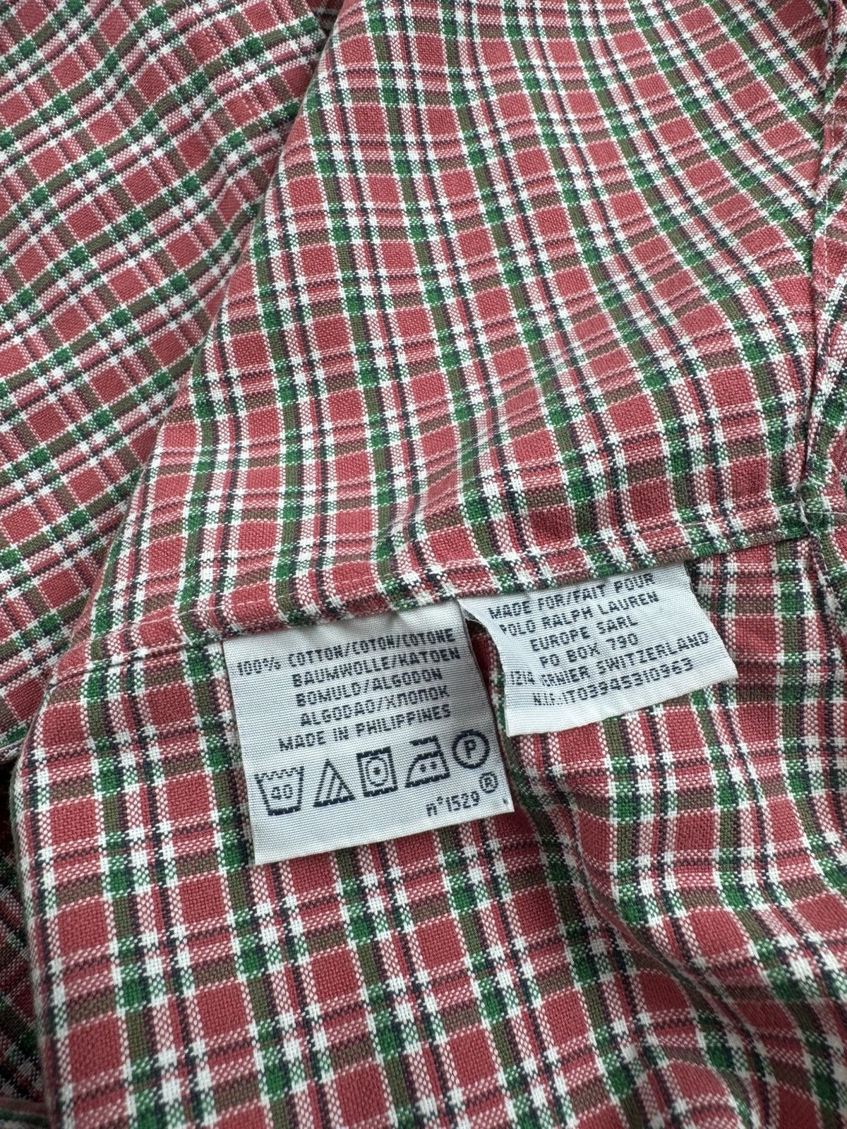 Polo Ralph Lauren Polo Ralph Lauren Custom Fit Plaid Medium Button Stretch Oxford LongSleeve Shirt Size US M / EU 48-50 / 2 - 11 Thumbnail