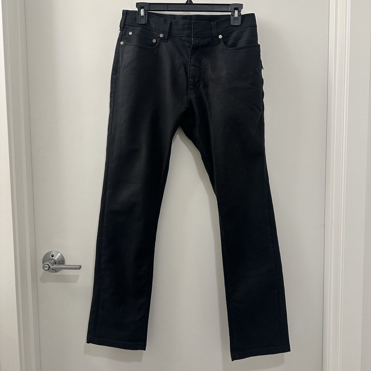 image of Classic Neil Barrett Black Pants, Men's (Size 29)