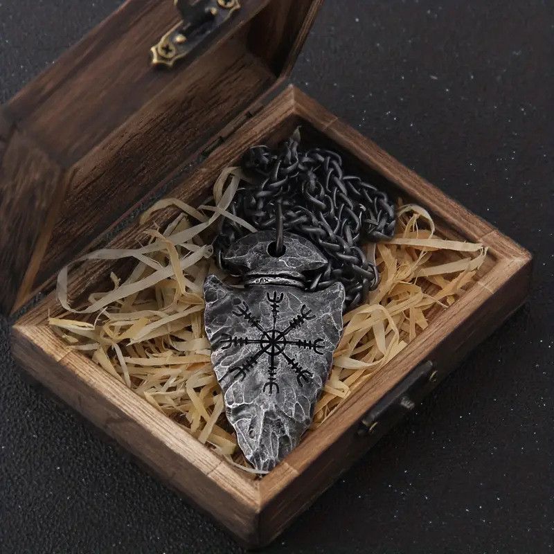 Jewelry × Vintage Viking Pirate Spear Rune Necklace Size ONE SIZE - 2 Thumbnail