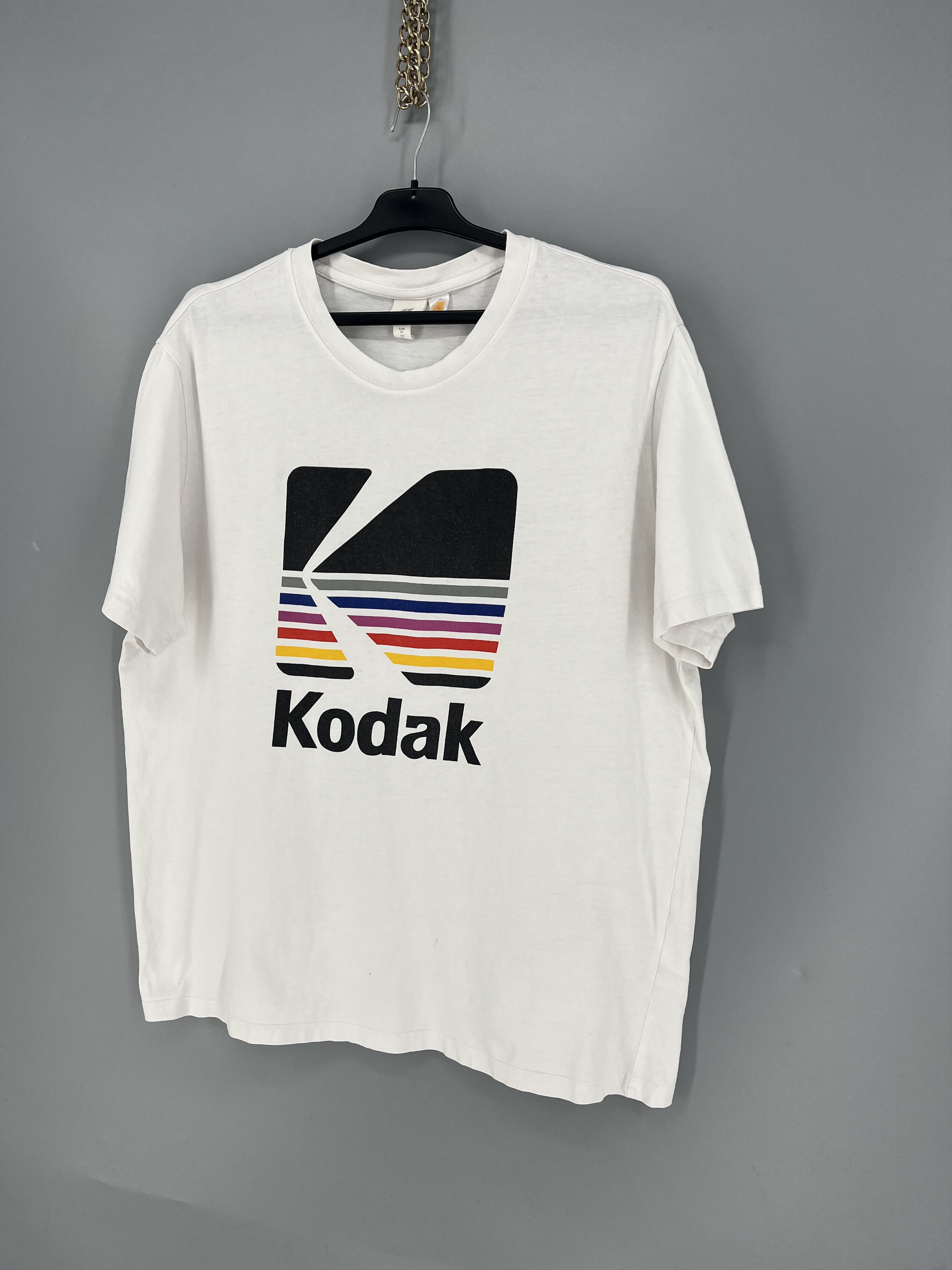 Kodak H&M~Kodak “A Kodak Moment” Men’s White T-Shirt Size XL Size US M / EU 48-50 / 2 - 3 Thumbnail