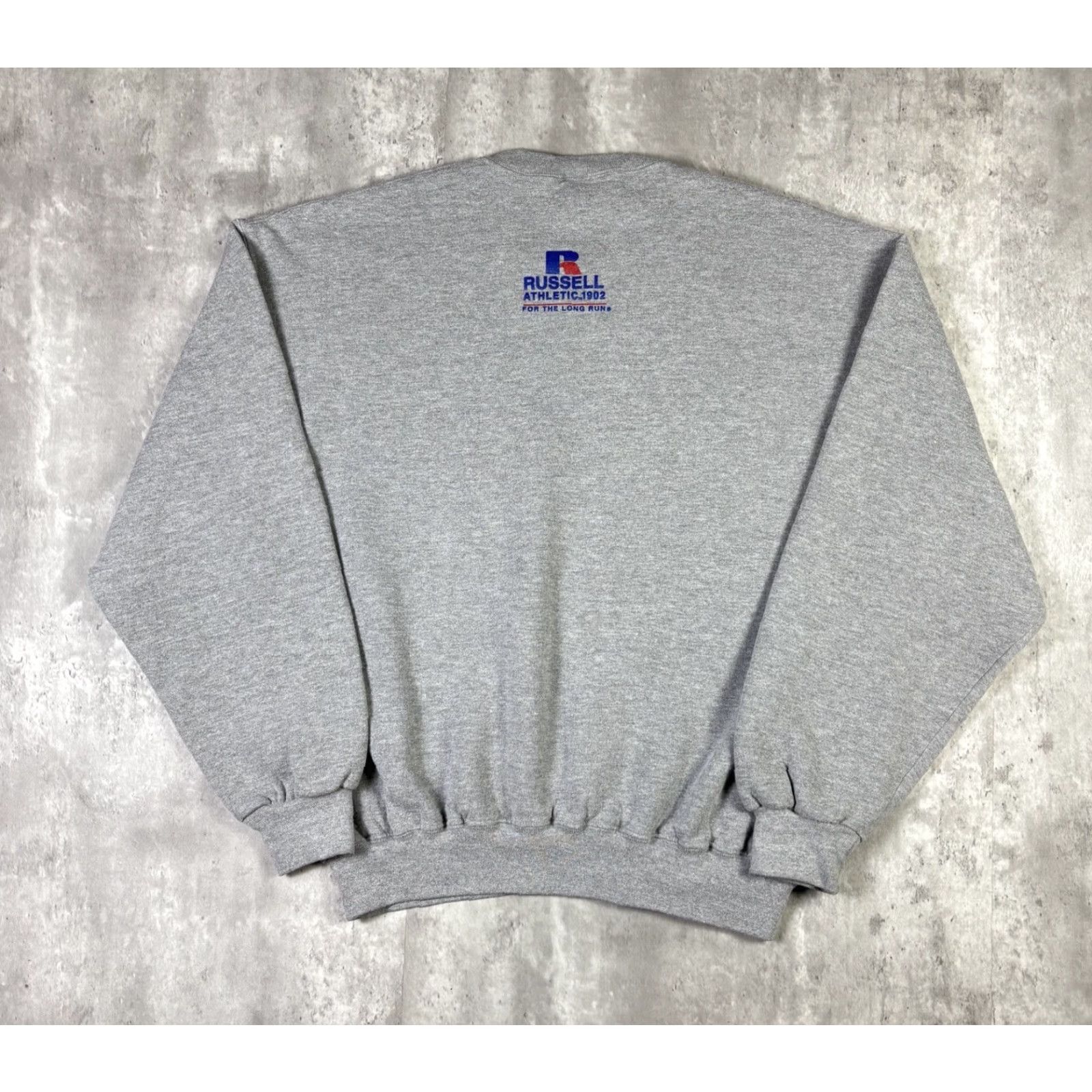 Russell Athletic VINTAGE Russell Athletic Blue Mountain Crewneck Promo Sweatshirt XL Men Gray Cotton Fleece Graphic Print Logo College Basketball Pullover Size XL Size US XL / EU 56 / 4 - 2 Thumbnail