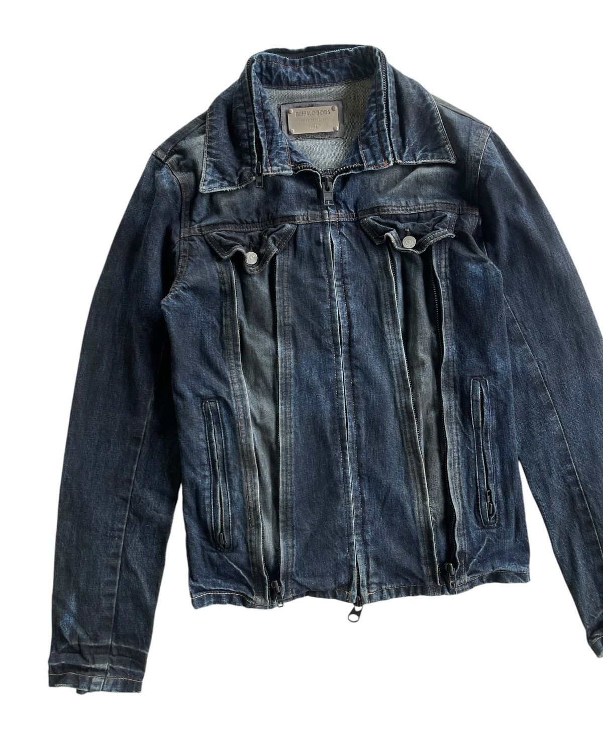 BUFFALO BOBS Buffalo Bobs Dirty Waxed Denim Jacket Size S / US 4 / IT 40 - 4 Thumbnail