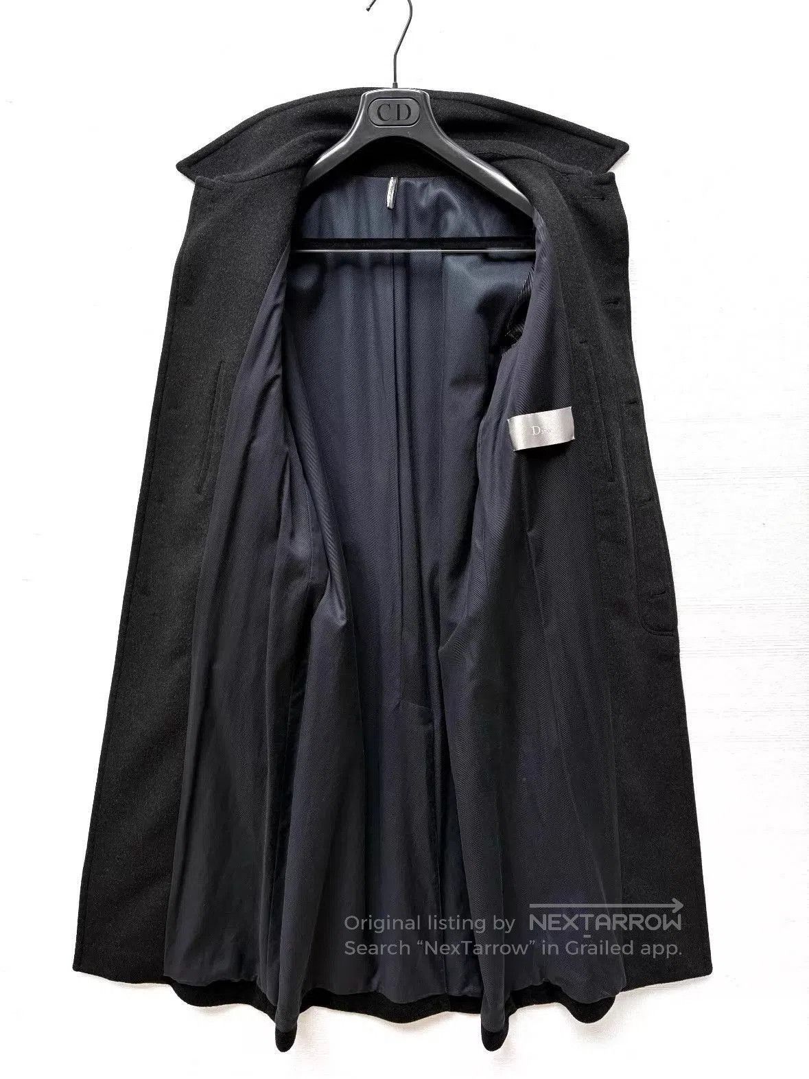 Dior Black Long Wool Blend Coat Size S. Size US S / EU 44-46 / 1 - 4 Thumbnail