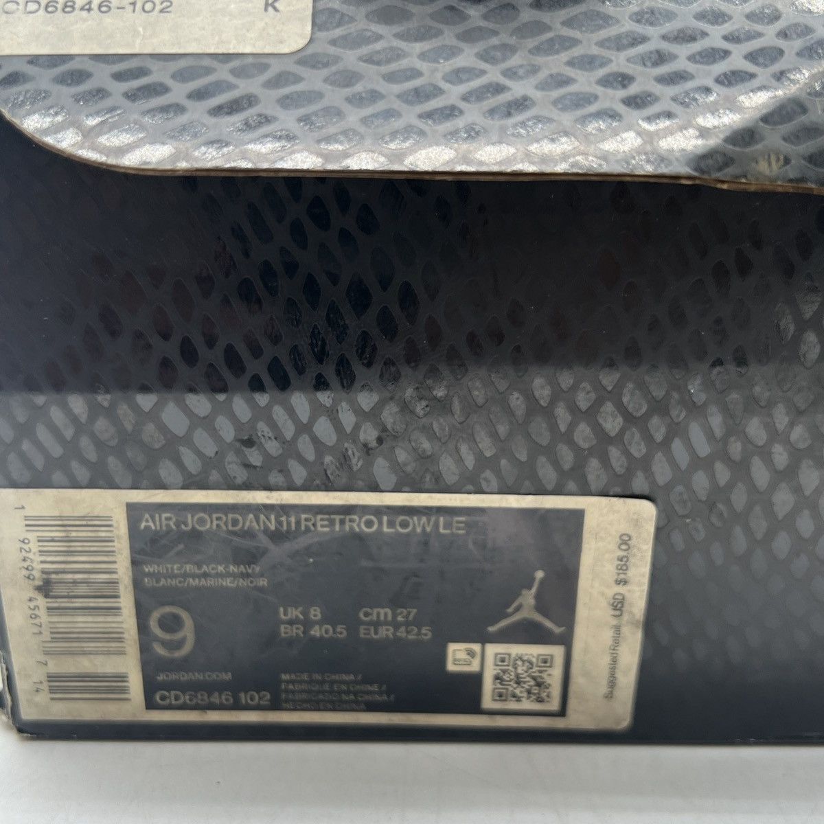Jordan Brand Air Jordan 11 Low navy snakeskin Size US 9 / EU 42 - 6 Thumbnail