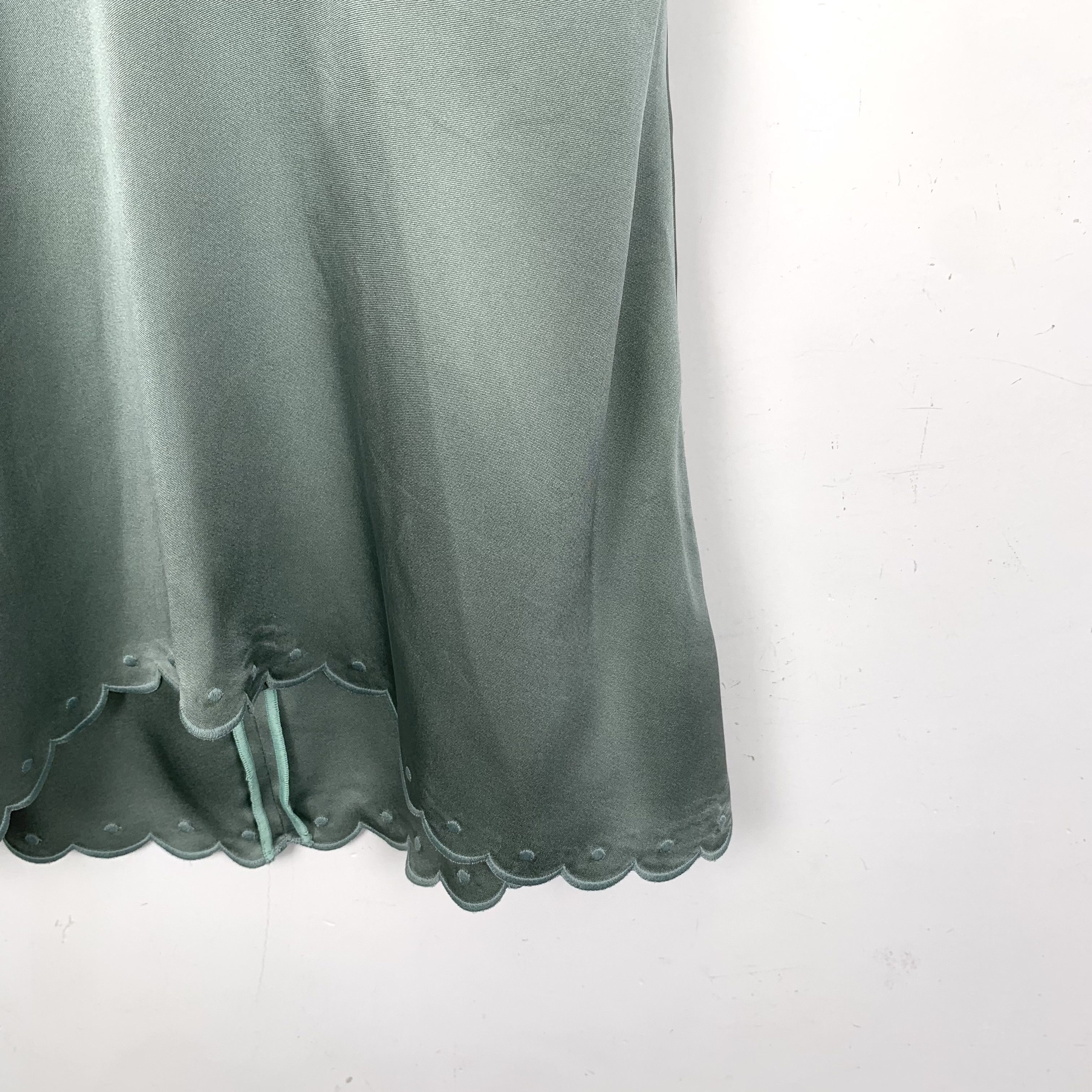 Celine Celine Green V-Neck Dress 36 Size XS / US 0-2 / IT 36-38 - 5 Thumbnail
