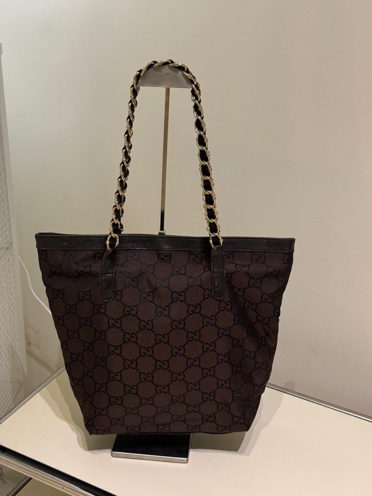 Gucci gucci brown chain bucket bag Size ONE SIZE - 7 Thumbnail