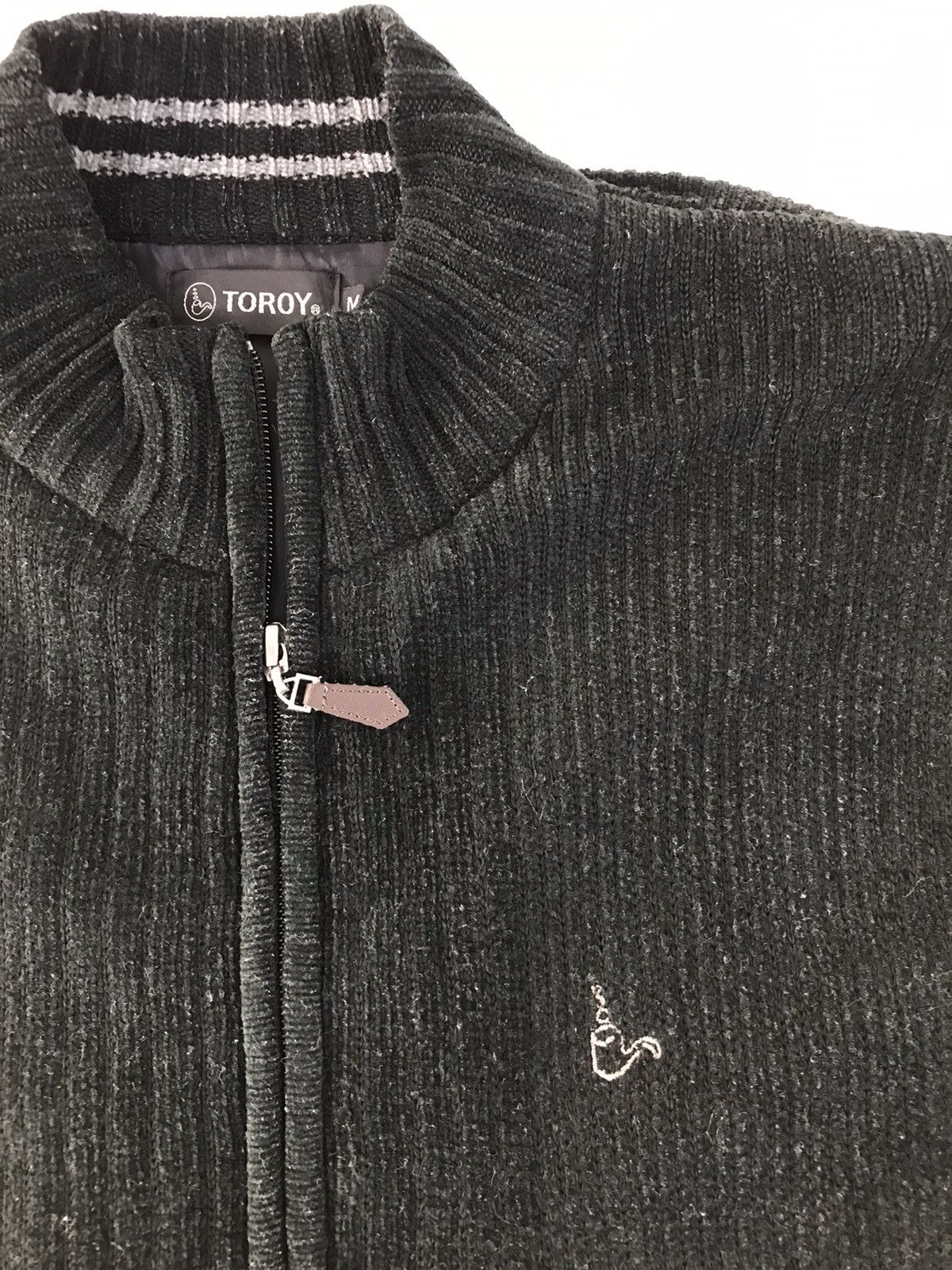 Japanese Brand × Vintage Vintage Sweater Toroy Double Pocket Zipper Design Size US M / EU 48-50 / 2 - 4 Thumbnail