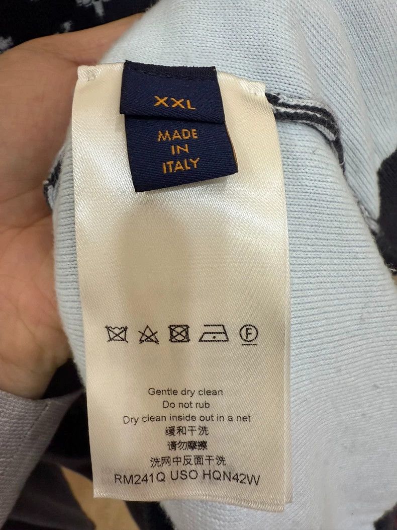 Louis Vuitton Louis Vuitton Navy blue gradient full-print LOGO knitted s Size US XXL / EU 58 / 5 - 5 Thumbnail
