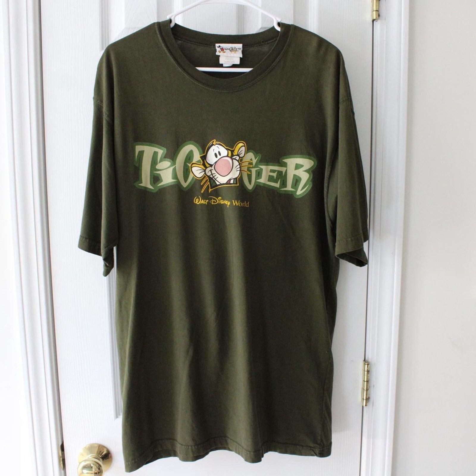 Disney Green Vintage 90’s Walt Disney World Tigger Graphic Tee Size US XL / EU 56 / 4 - 4 Thumbnail