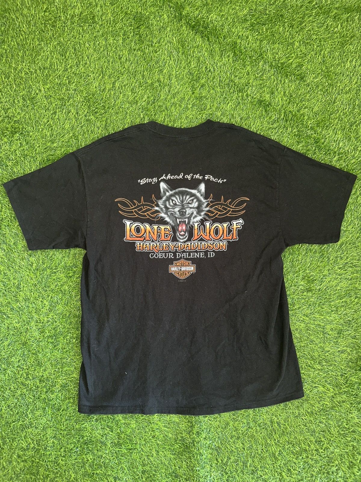 Harley Davidson Harley davidson motorcycle lone wolf tee shirt Size US XL / EU 56 / 4 - 2 Thumbnail