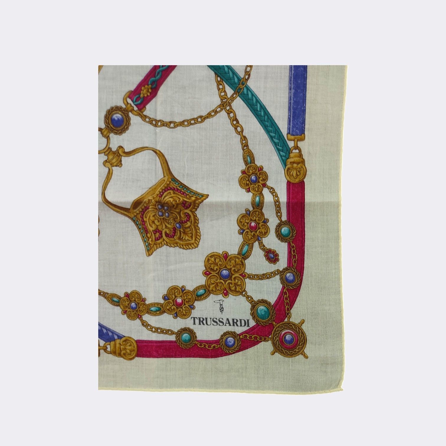 Trussardi Vintage Trussardi Handkerchief Neckerchief Bandana H034G Size ONE SIZE - 3 Thumbnail
