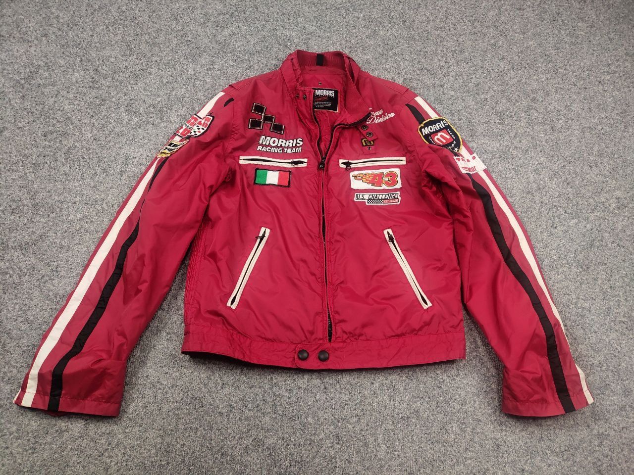 Vintage Morris Jeans Division Logo racing nascar Jacket Y2K