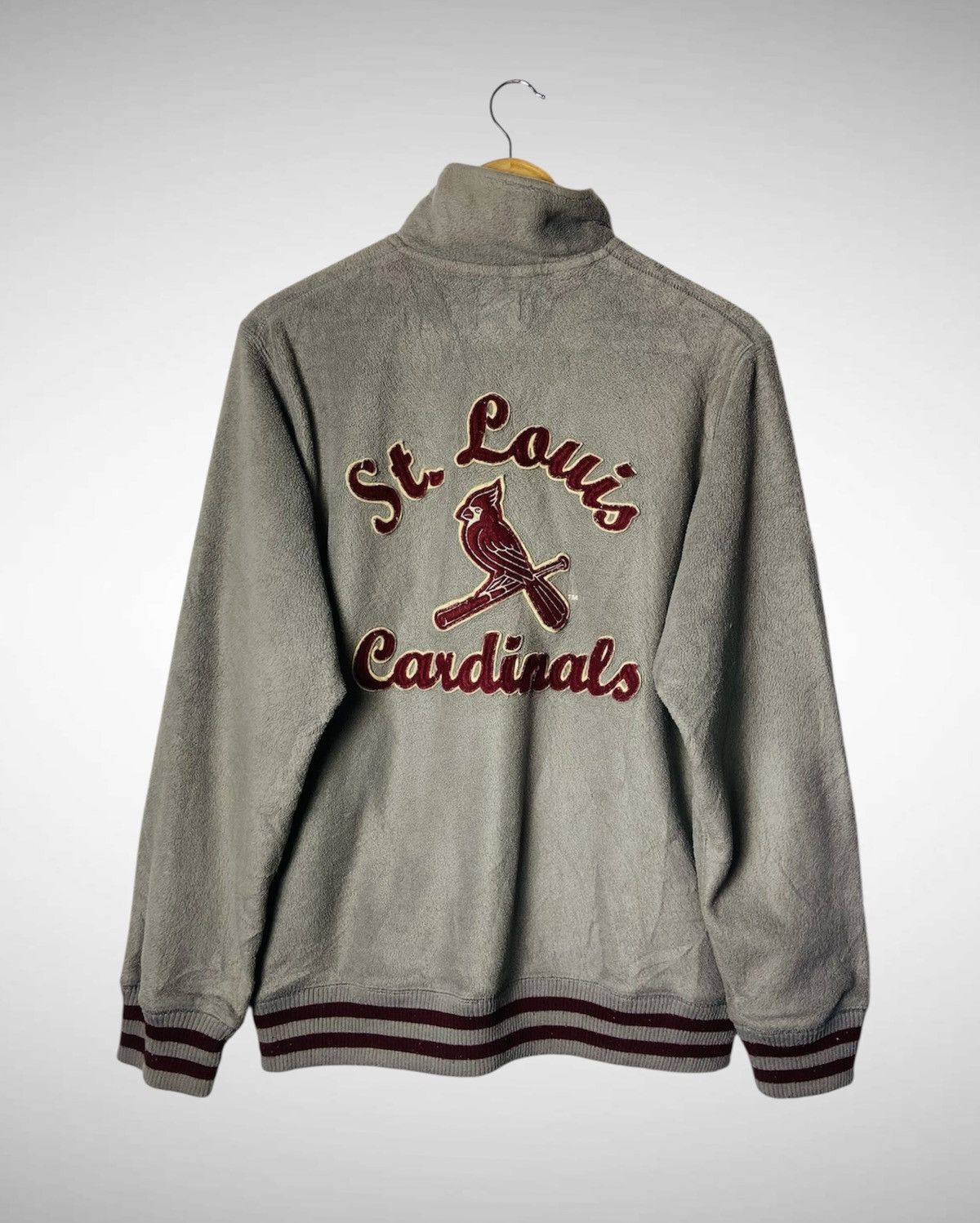 St Louis Cardinal MLB Half Zipper Fleece