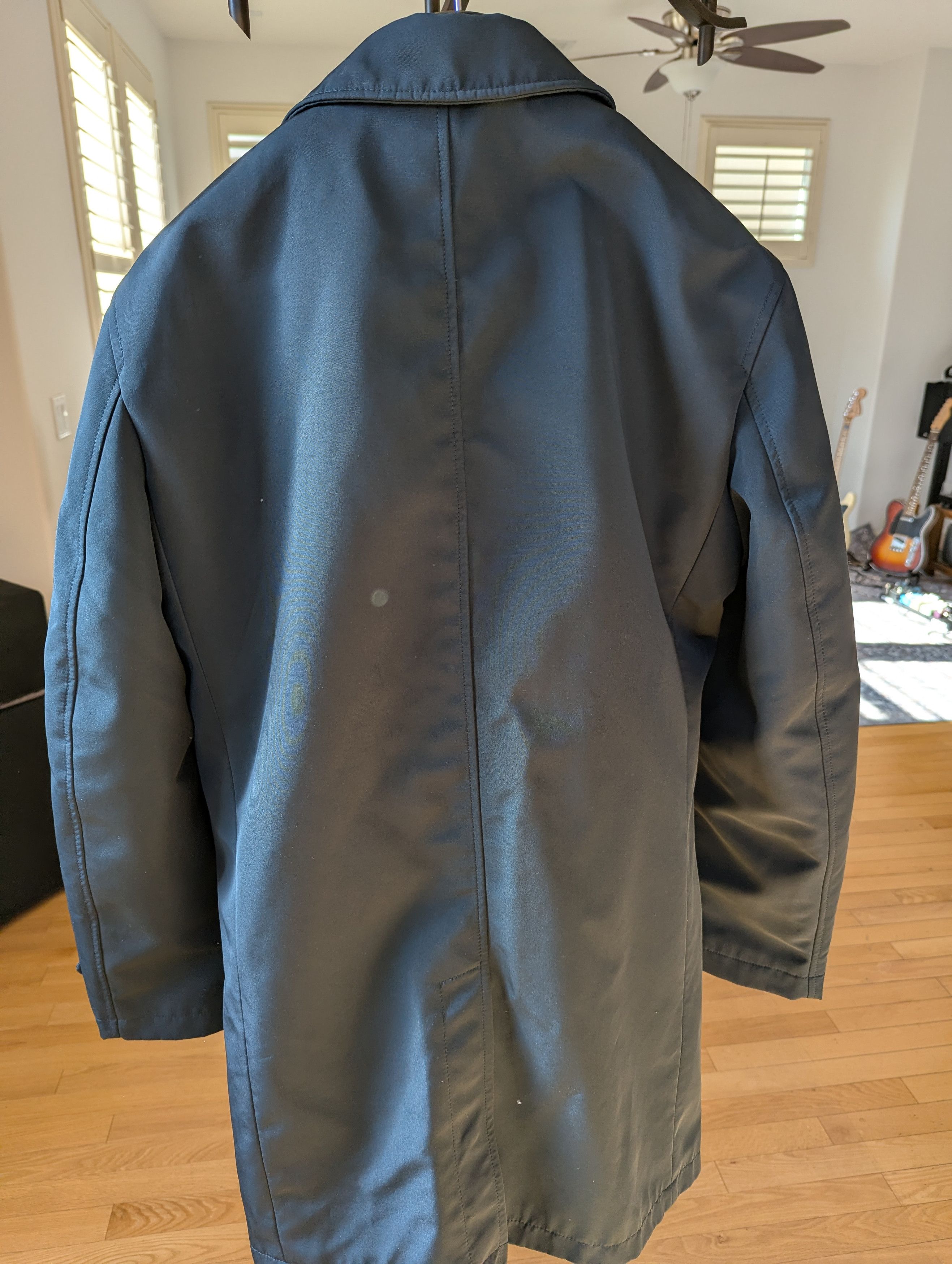 Other Italian Navy Rain Mac Coat | Size 38 (S) | Removable Liner Size US S / EU 44-46 / 1 - 3 Thumbnail