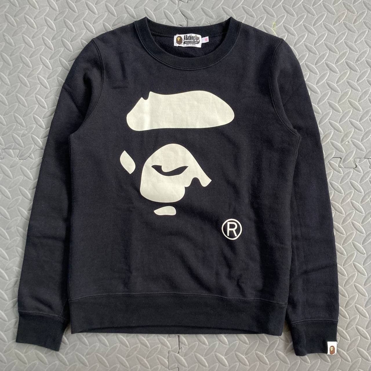 Bape Ape Face Graphic Pullover Sweatshirt Size XS / US 0-2 / IT 36-38 - 2 Thumbnail
